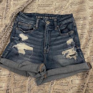 American Eagle High Rise Jean Shorts